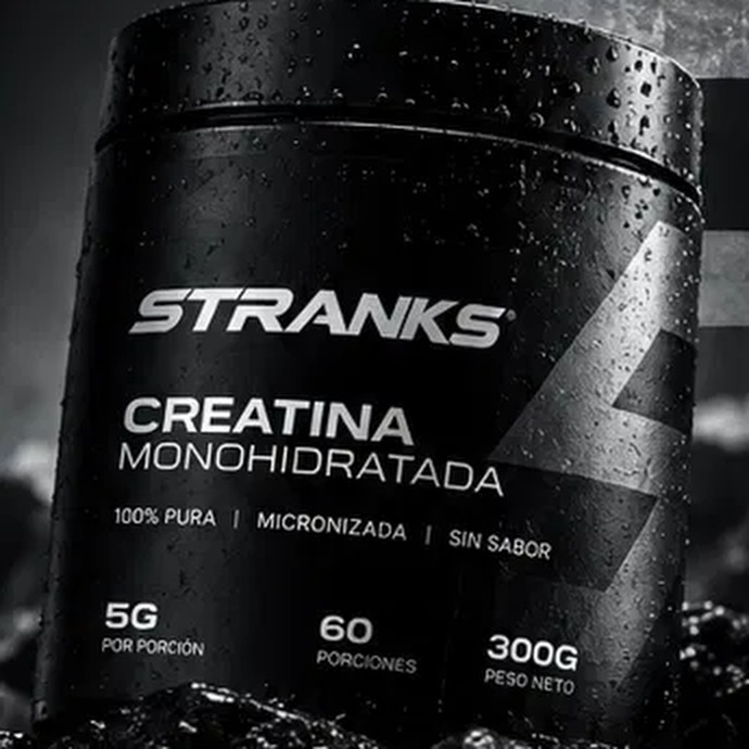 Pote de STRANKS Creatina Monohidratada, 300 g